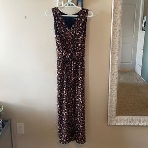Leopard print women’s 14P romper/jumpsuit